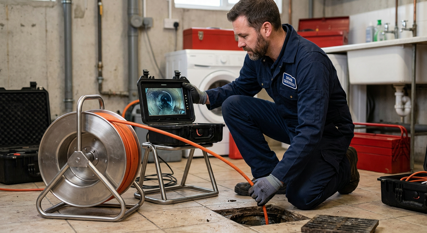 Inspection caméra endoscopique de canalisation à Argenteuil